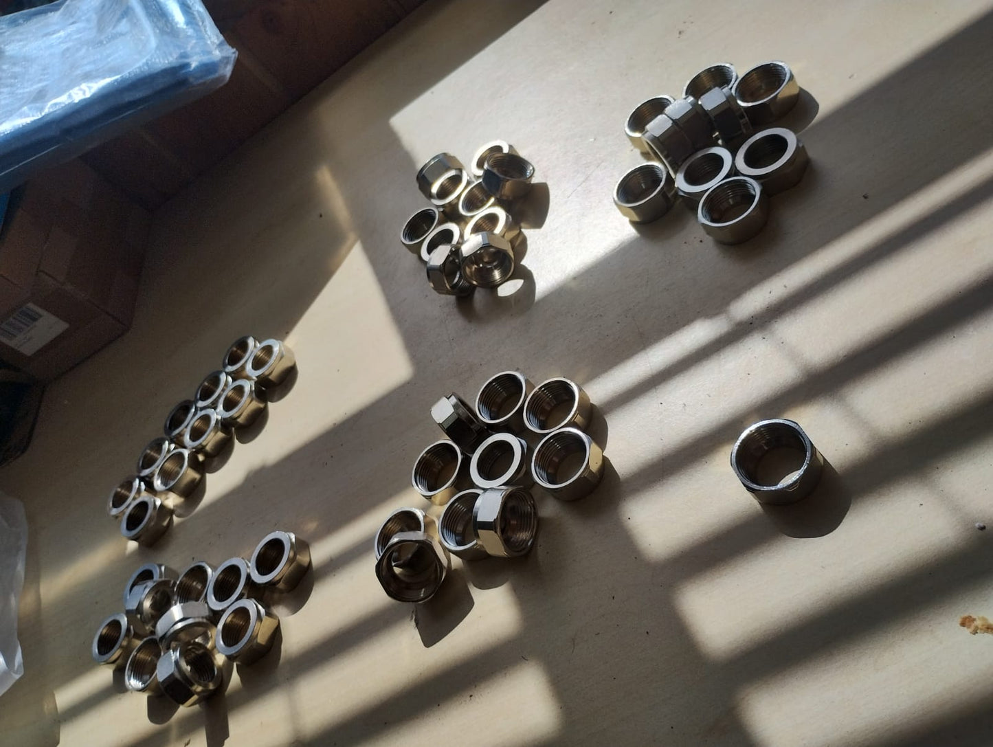 JOBLOT OF 51 -20MM CHROME COMPRESSION NUT - WRAS APPROVED - NEW