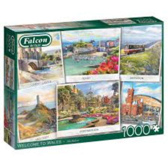 30 X NEW FALCON DE LUX- WELCOME TO WALES (1000 PIECES)