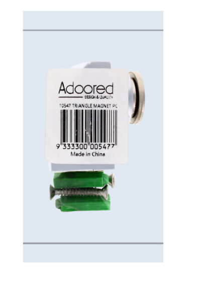 10 X DOOR STOP ADOORED TRIANGLE MAG