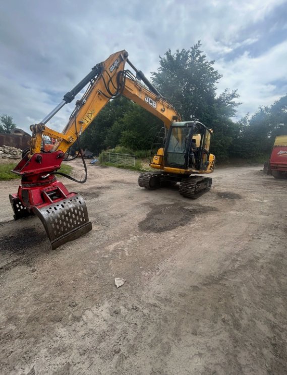 2019 JCB JS145HR MATERIAL HANDLER EXCAVATOR