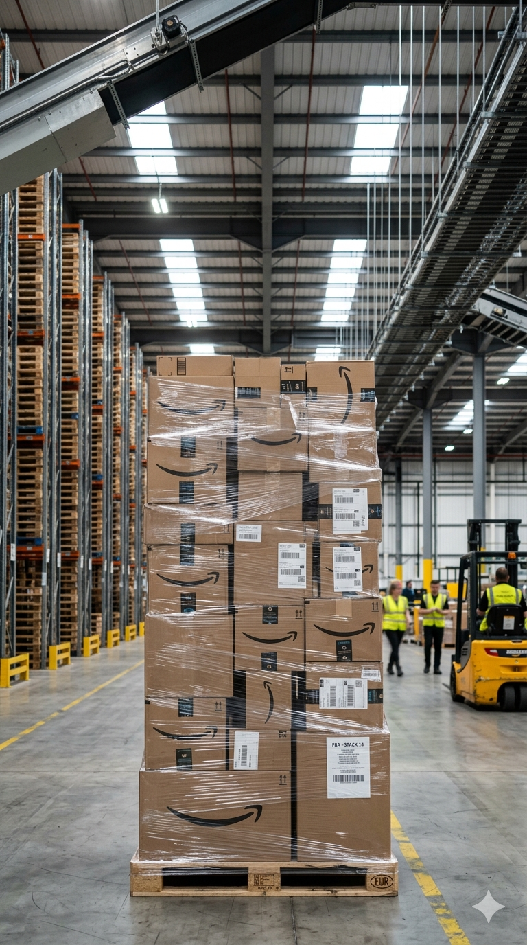 PALLET OF AMAZON MERCHANDISE MAINLY NEW STOCK MIXED WITH CUSTOMER RETURNS CHOSEN AT RANDOM