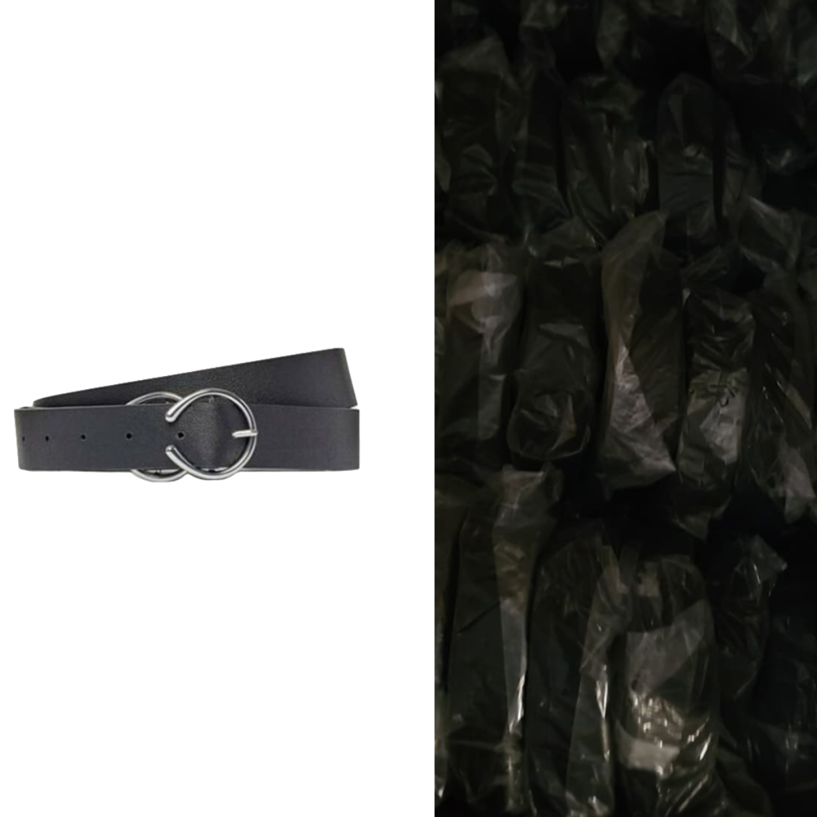 55PCS DOROTHY PERKINS WOMENS DP CURVE BLACK DOUBLE BUCKLE BELT BNWT SEALED RRP £660