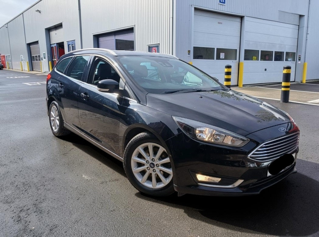 2017 FORD FOCUS TITANIUM TDCI 1997CC DIESEL MANUAL ESTATE BLACK >>--NO VAT ON HAMMER--<<