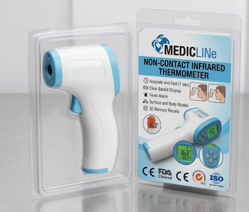 20 X BRAND NEWRAPID THERMOMETER IR CONTACTLESS THERMOMETER