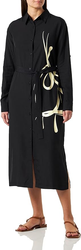 TRIUMPH WOMEN'S THERMAL MYWEAR MAXI DRESS BATHROBE, SKIN-LIGHT COMBINATION, 16