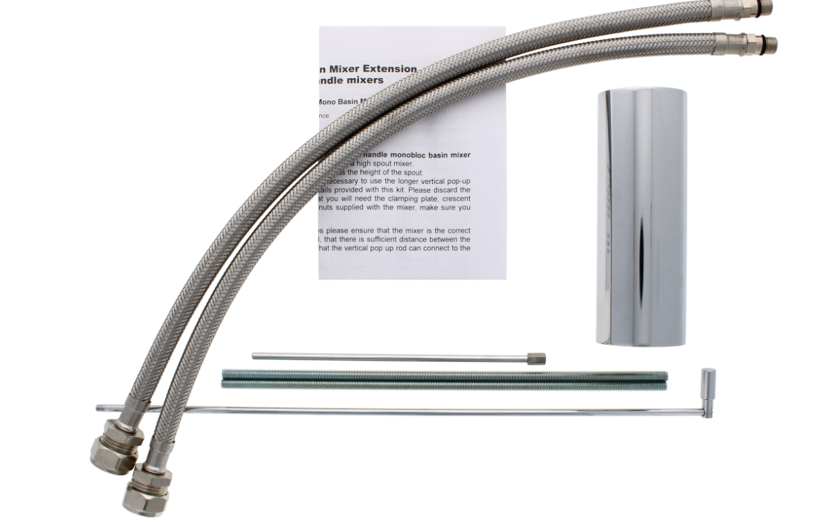 10 X BASIN MIXER EXTENSION (10)