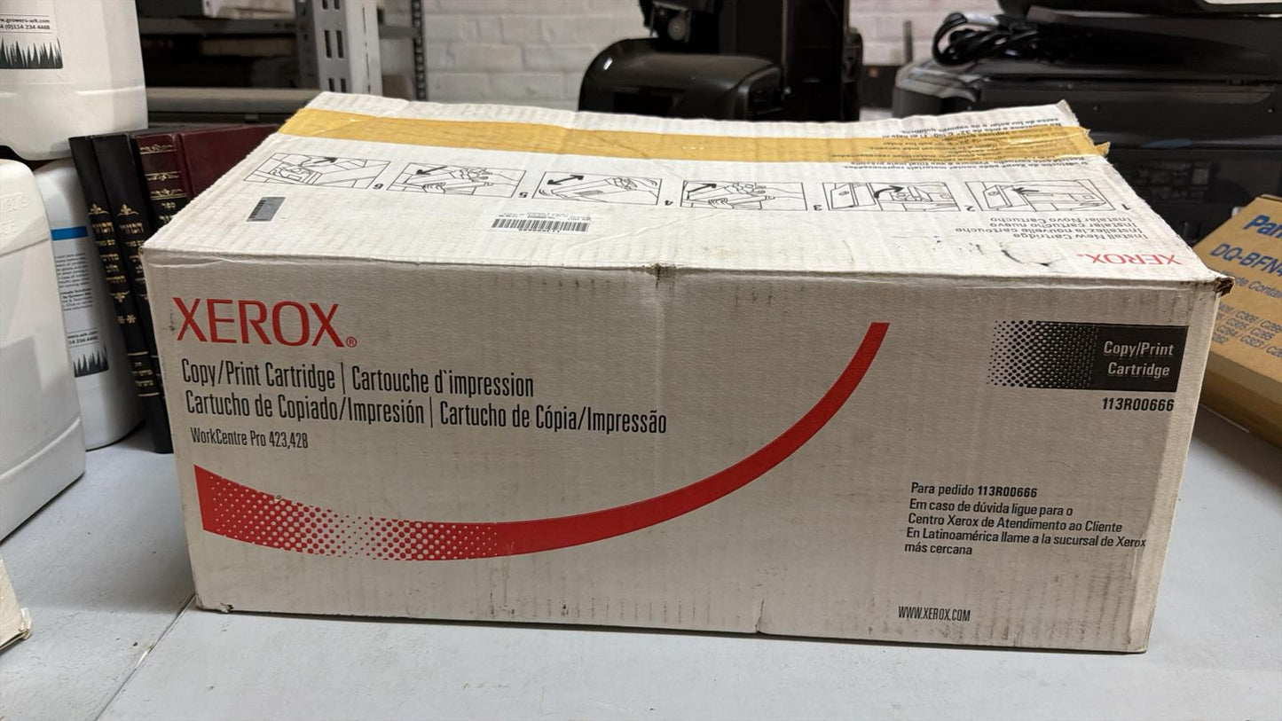 XEROX 113R00666 COPY/PRINT CARTRIDGE FOR WORKCENTRE PRO 423 428 - BOXED