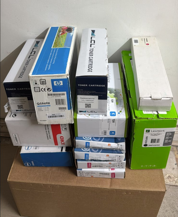 ASSORTED 12X TONER CARTRIDGE