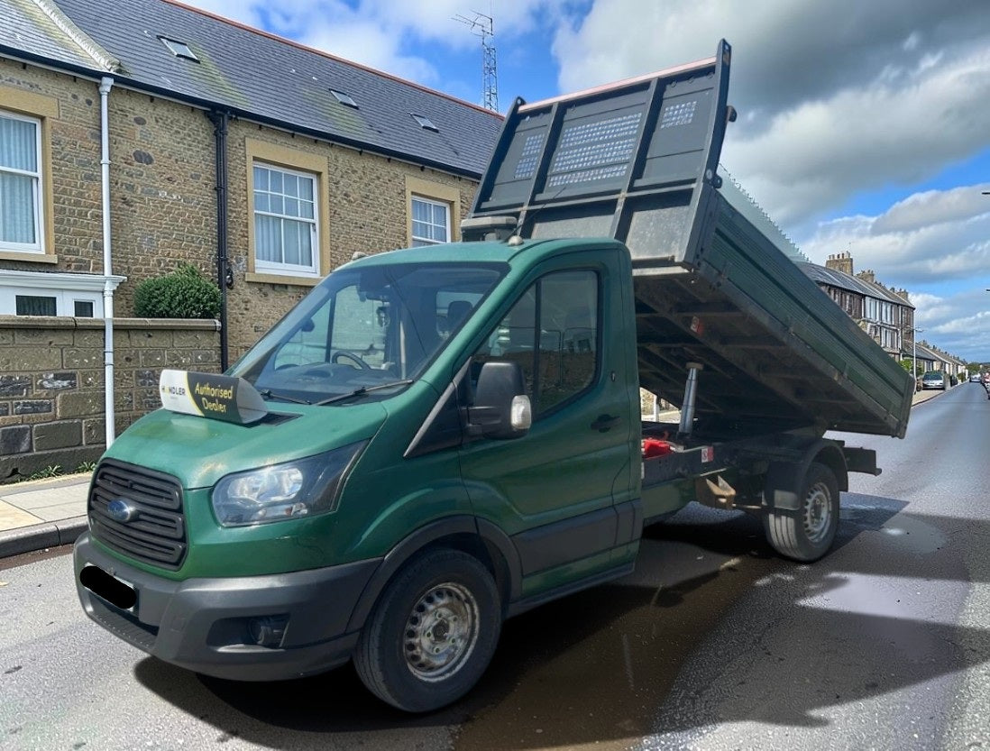 **(ONLY 115K MILEAGE)** FORD TRANSIT 2.0 TDCI 130PS CHASSIS CAB TIPPER