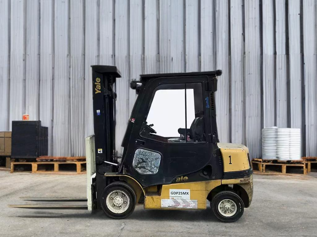2019 YALE GDP25MXV2420 DIESEL FORKLIFT – 2500KG CAPACITY – 13,677 HOURS
