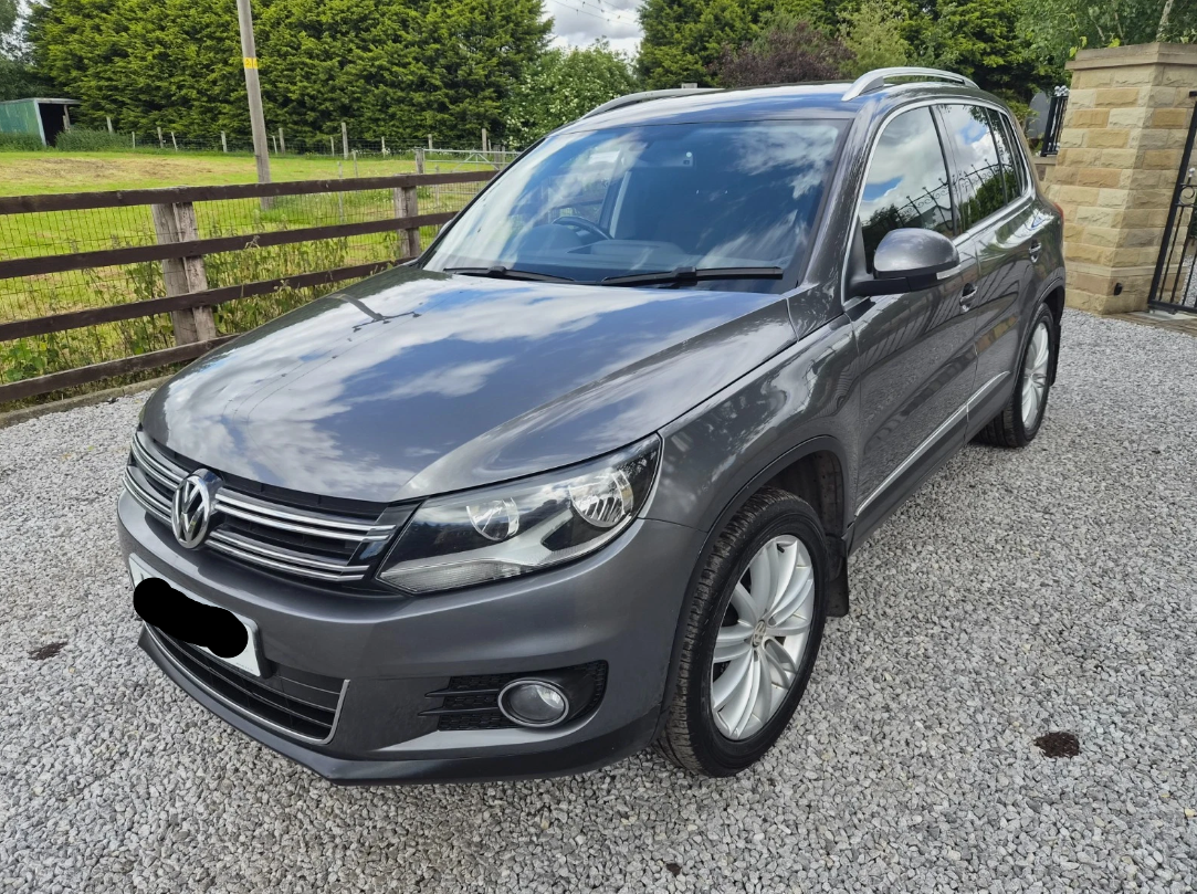 2012 VOLKSWAGEN TIGUAN SPORT TDI BMT 4M S-A 1.9L AUTOMATIC SUV, GREY >>--NO VAT ON HAMMER--<<