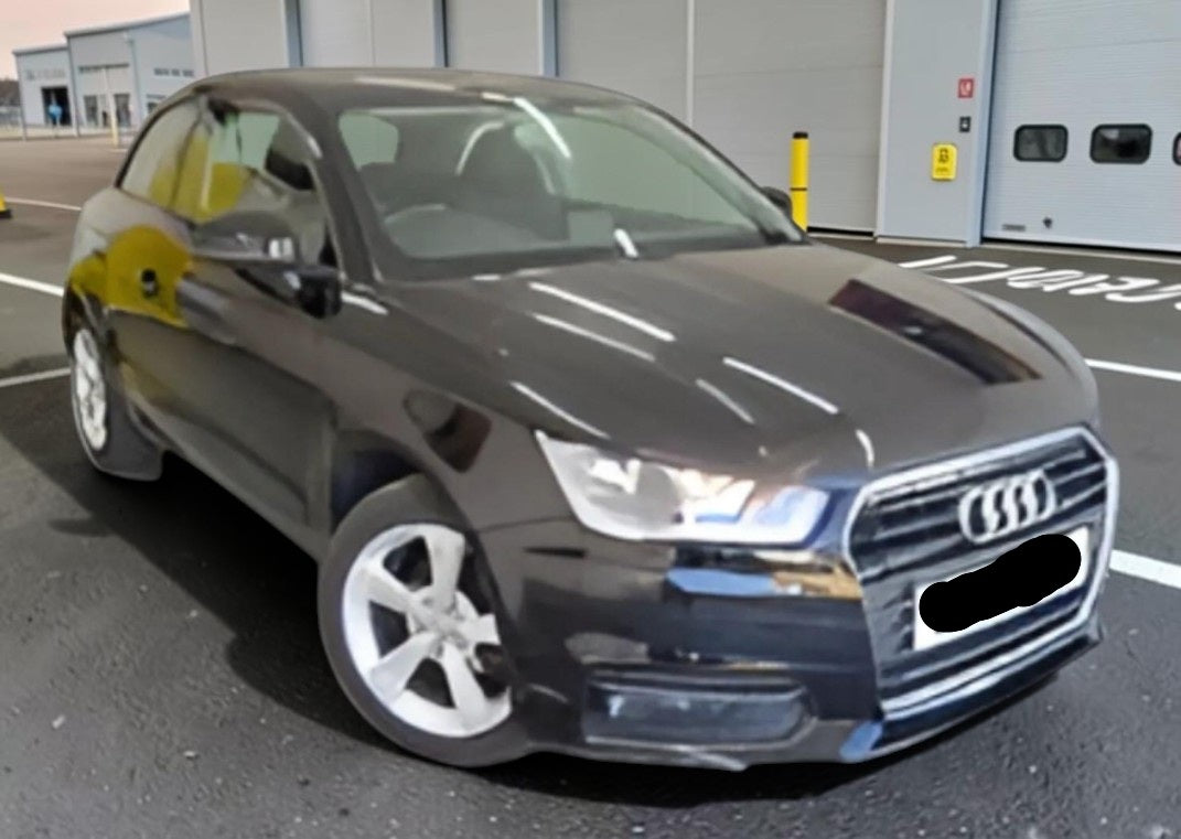 **(ONLY 87K MILEAGE)** 2016 AUDI A1 SPORT TFSI 1.0L PETROL MANUAL BLACK >>--NO VAT ON HAMMER--<<