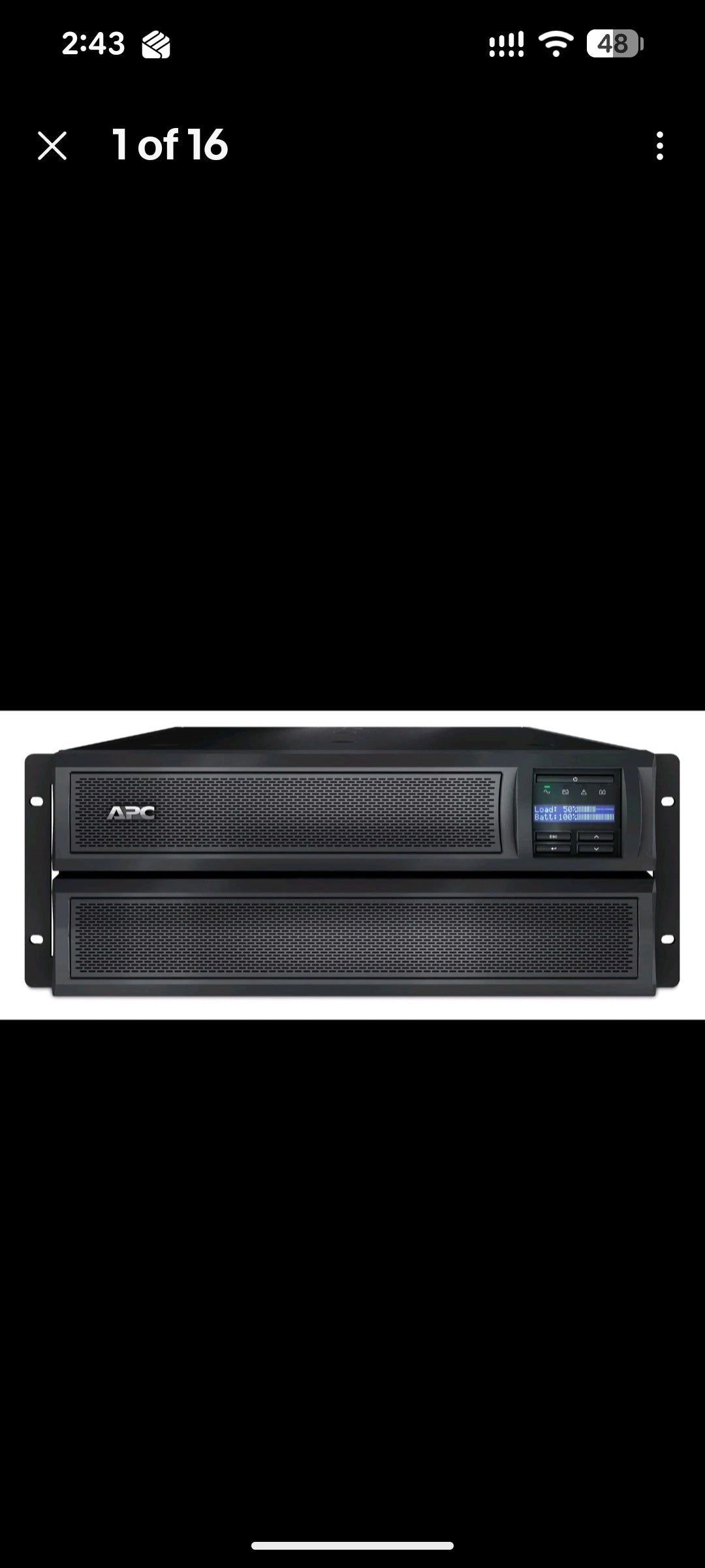 APC SMART-UPS X SMX3000HV - 3000VA, 8X C13 + 2X C19 OUTLET, USB, EXPANDABLE
