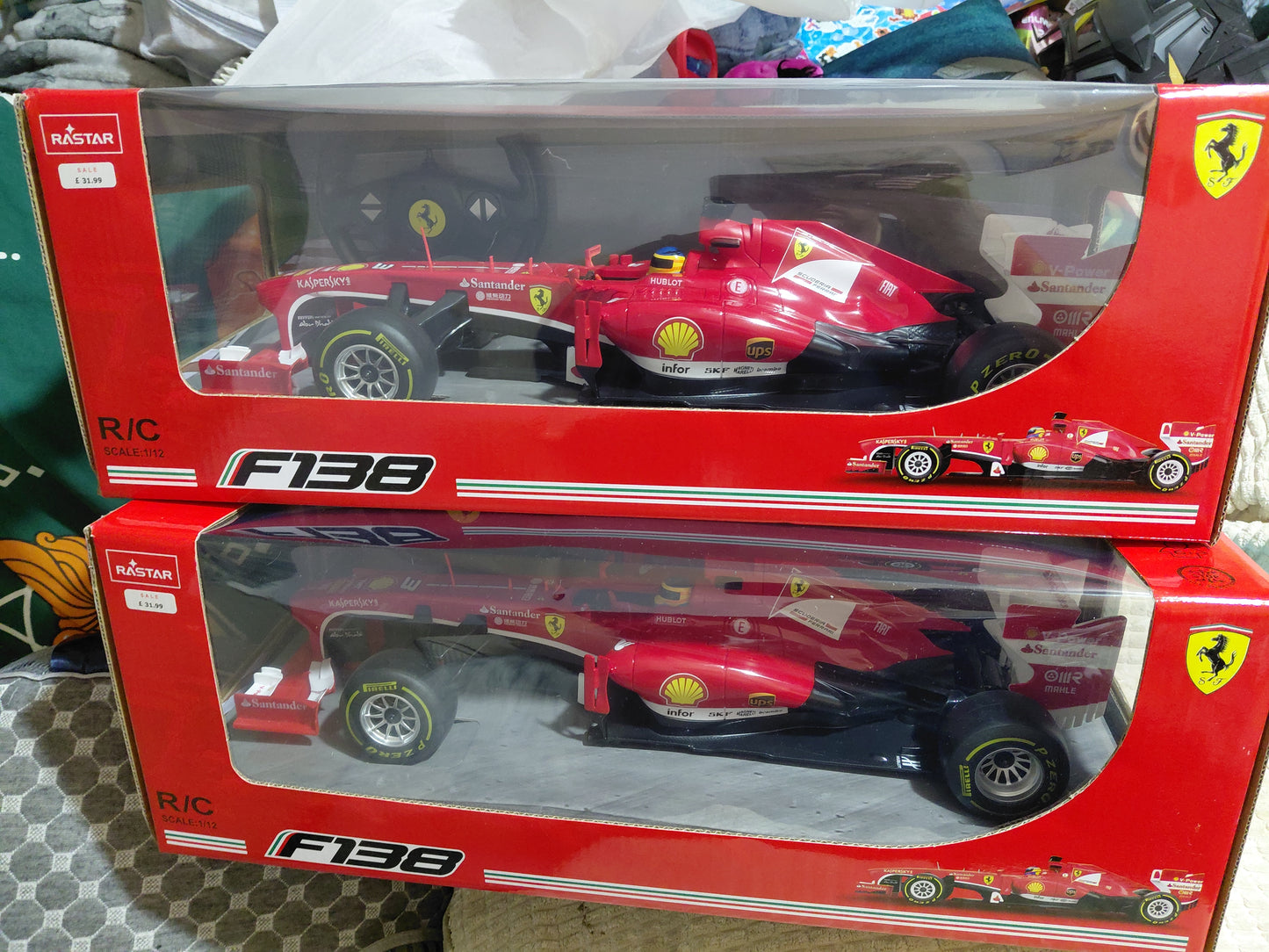2X FORMULA 1 F1 REMOTE CONTROL CAR RC CAR 39.99 EACH RETAIL NEW