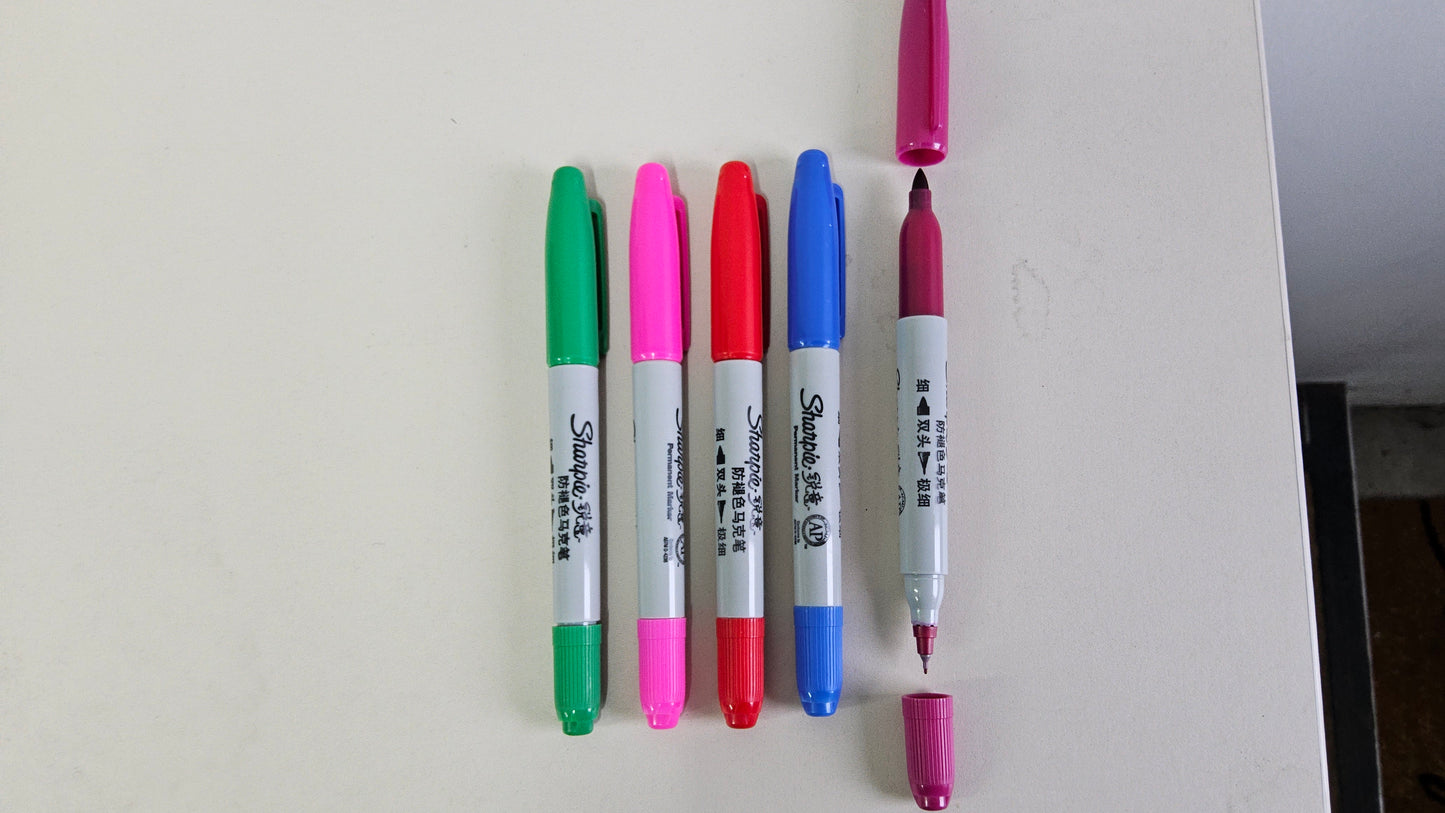 30 SETS OF SHARPIE TWIN TIP MARKER