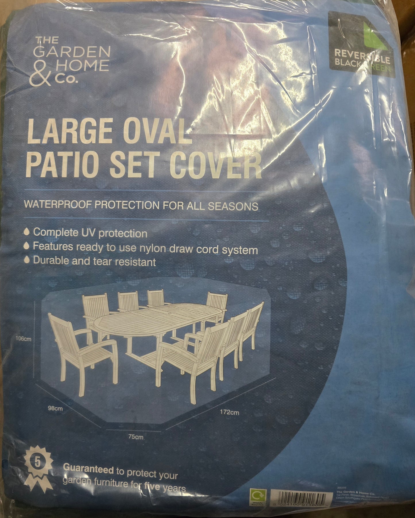 JOB LOT OF 30 LARGE OVAL PATIO SET FURNITURE COVER MASSIVE RESALE POTENTIAL