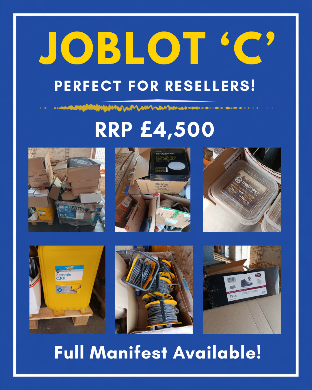 BULK JOBLOT ‘C’ PERFECT FOR RESELLERS RRP £4,500