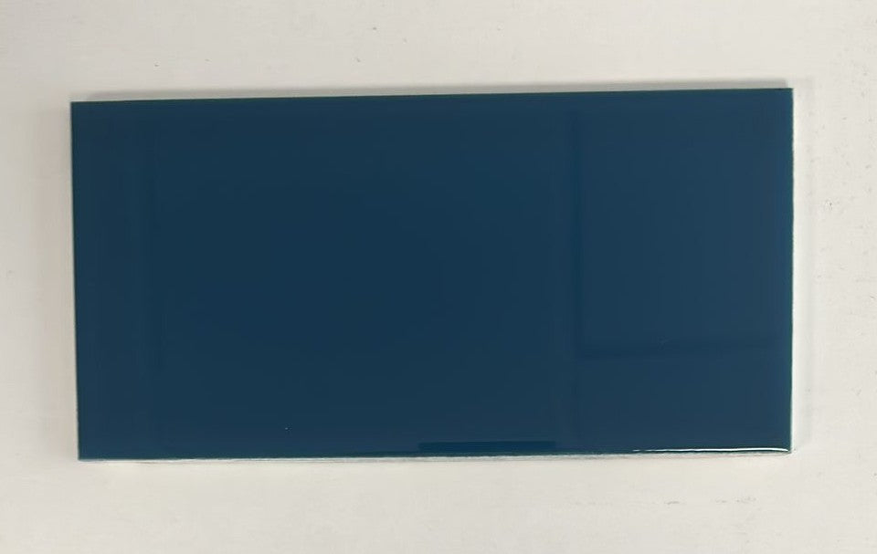 33 BXS PILKINGTONS METRO STYLE TILES TEAL GLOSS FINISH 20X10CM