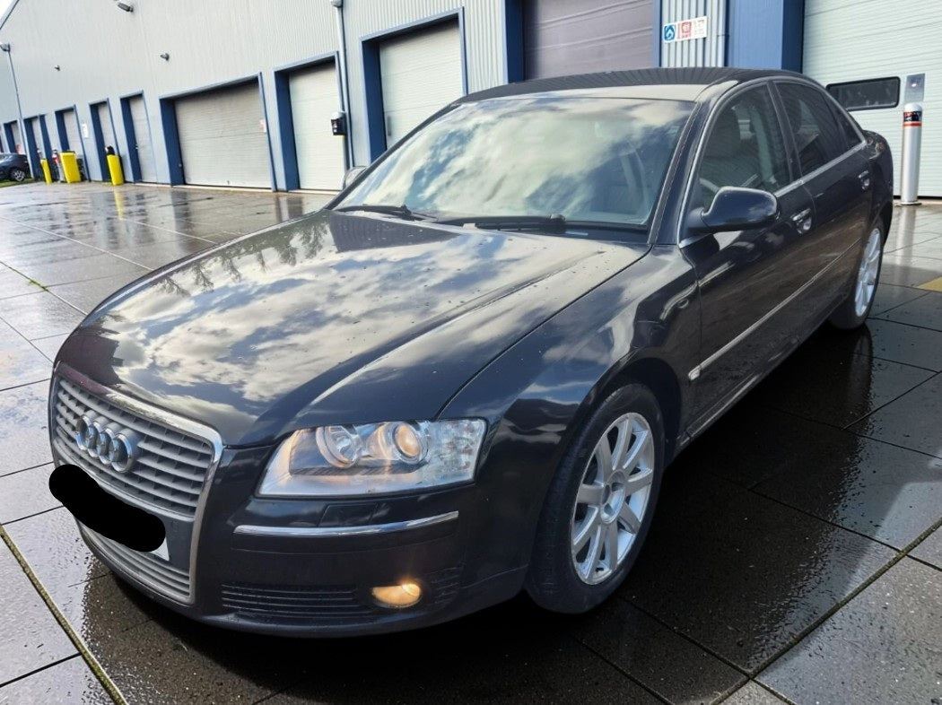 2007 AUDI A8 3.0 TDI QUATTRO AUTO SE SALOON, BLACK >>--NO VAT ON HAMMER--<<