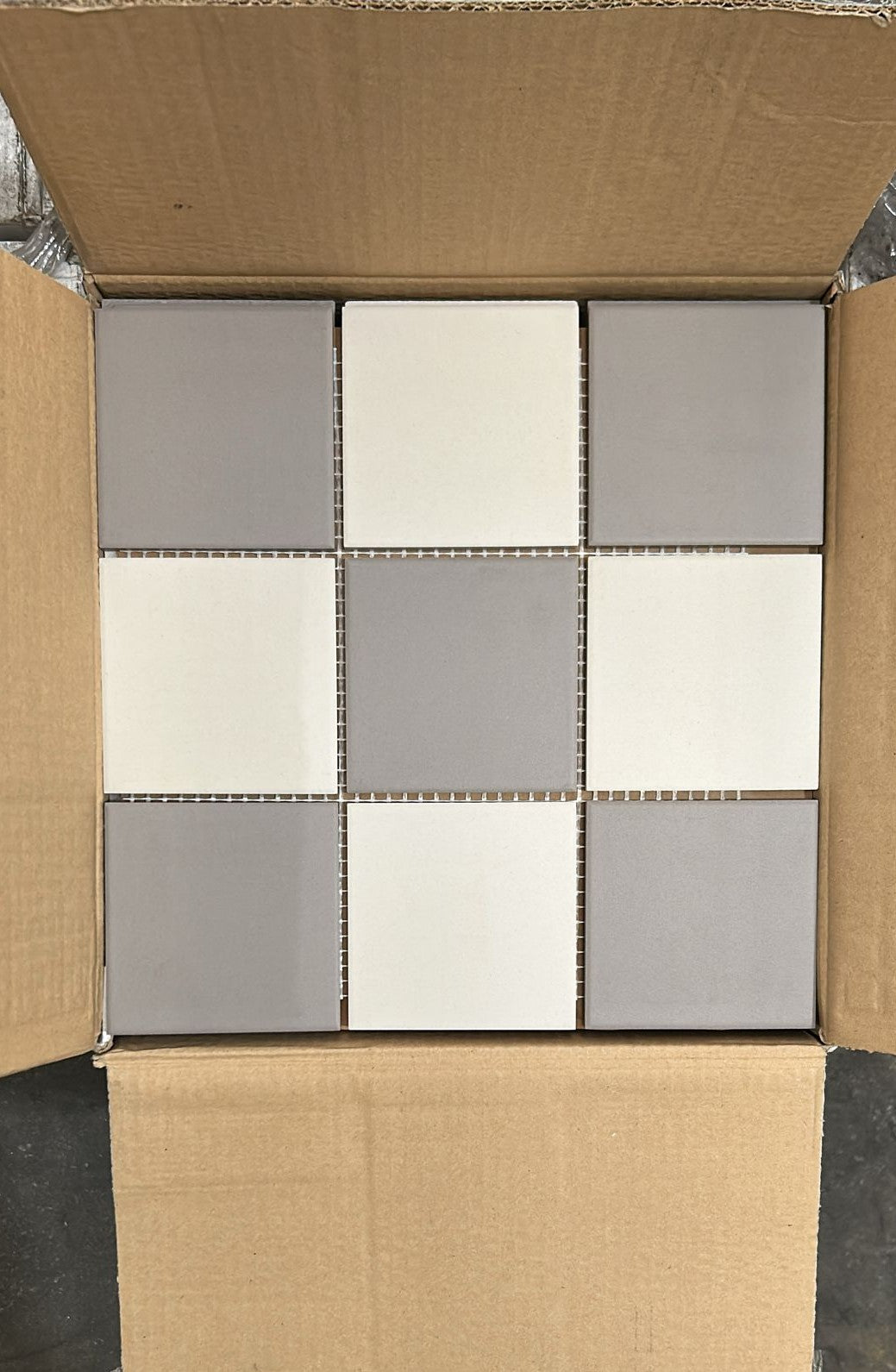 36 BXS CHESS MOSAIC TILE SHEETS 29.5X29.5CM