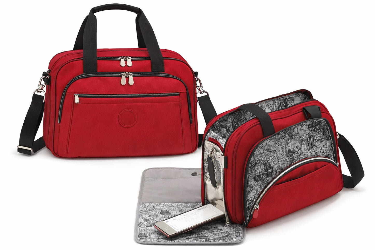 10X NEW FISHER-PRICE BABY BAG+ACC 46X15X18 RED