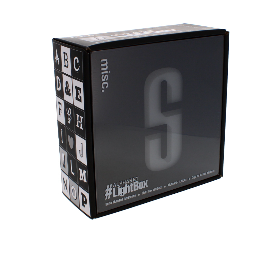 120 X ALPHABET LIGHT UP BOX S