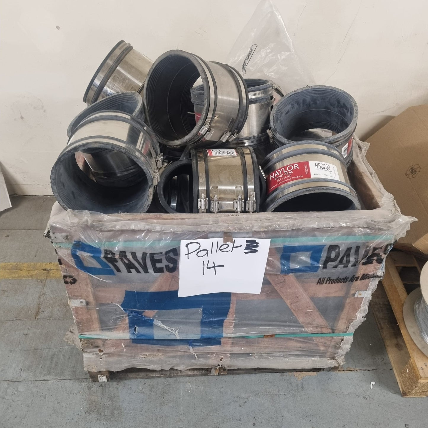 JOBLOT OF BAND SEAL COUPLINGS RRP £560