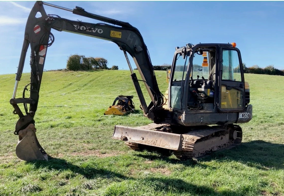 2014 VOLVO EC55C 5 TON MIDI EXCAVATOR