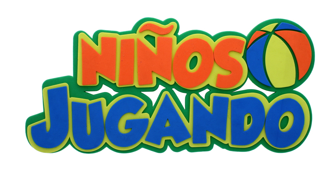 44 X 3D 12" 'NINOS JUGANDO' FOAM SIGN