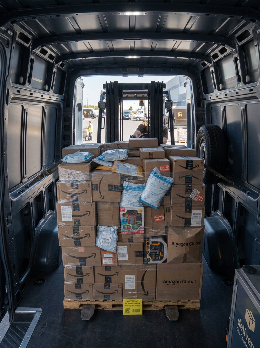 PALLET OF MAJOR ONLINE RETAILER MERCHANDISE – NEW & RETURNS – RANDOMLY CHOSEN