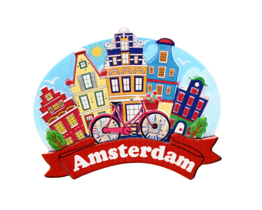 576 X FRIDGE MAGNET AMSTERDAM