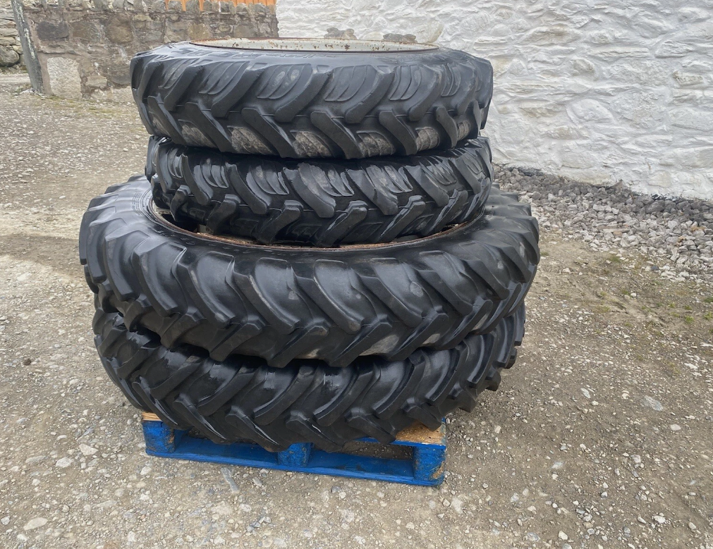 TRACTOR ROW CROP WHEELS & TYRES – SET OF 4