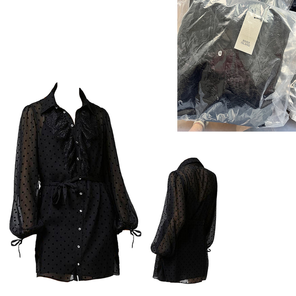 RIVER ISLAND BLACK DRESS BRAND NEW RRP £49 EBAY DAILY SELLERS PRODUCTS