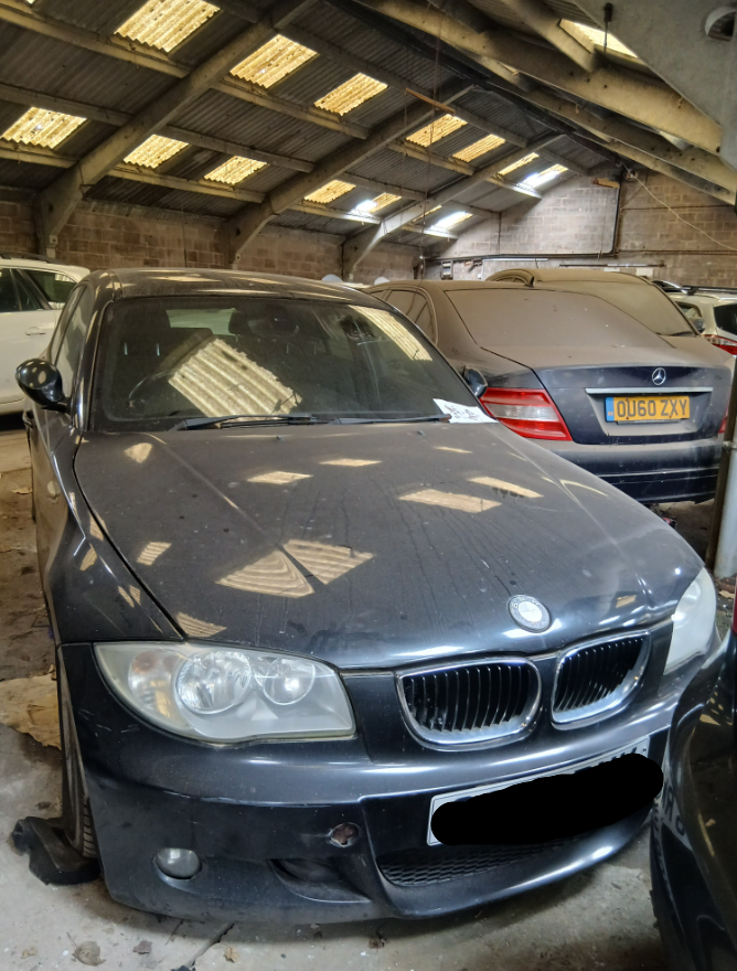 2006 BMW 120D M SPORT BLACK 1995CC DIESEL MANUAL HATCHBACK >>--NO VAT ON HAMMER--<<