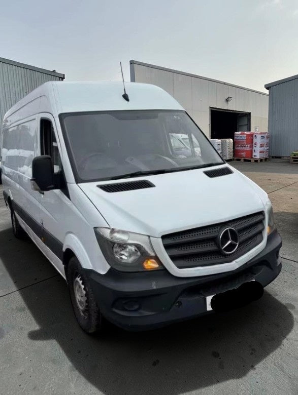 2017 MERCEDES-BENZ SPRINTER 314CDI L3H2 2143CC DIESEL MANUAL WHITE >>--NO VAT ON HAMMER--<<
