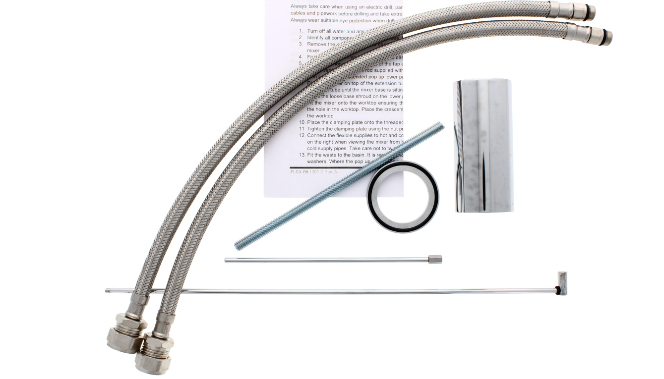 12 X BASIN MIXER EXTENSION