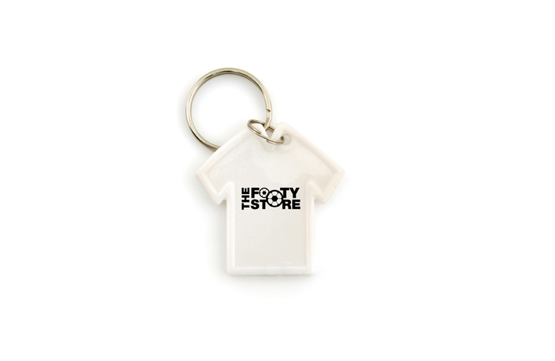1000 X T-SHIRT SHAPED KEY CHAIN-WHITE