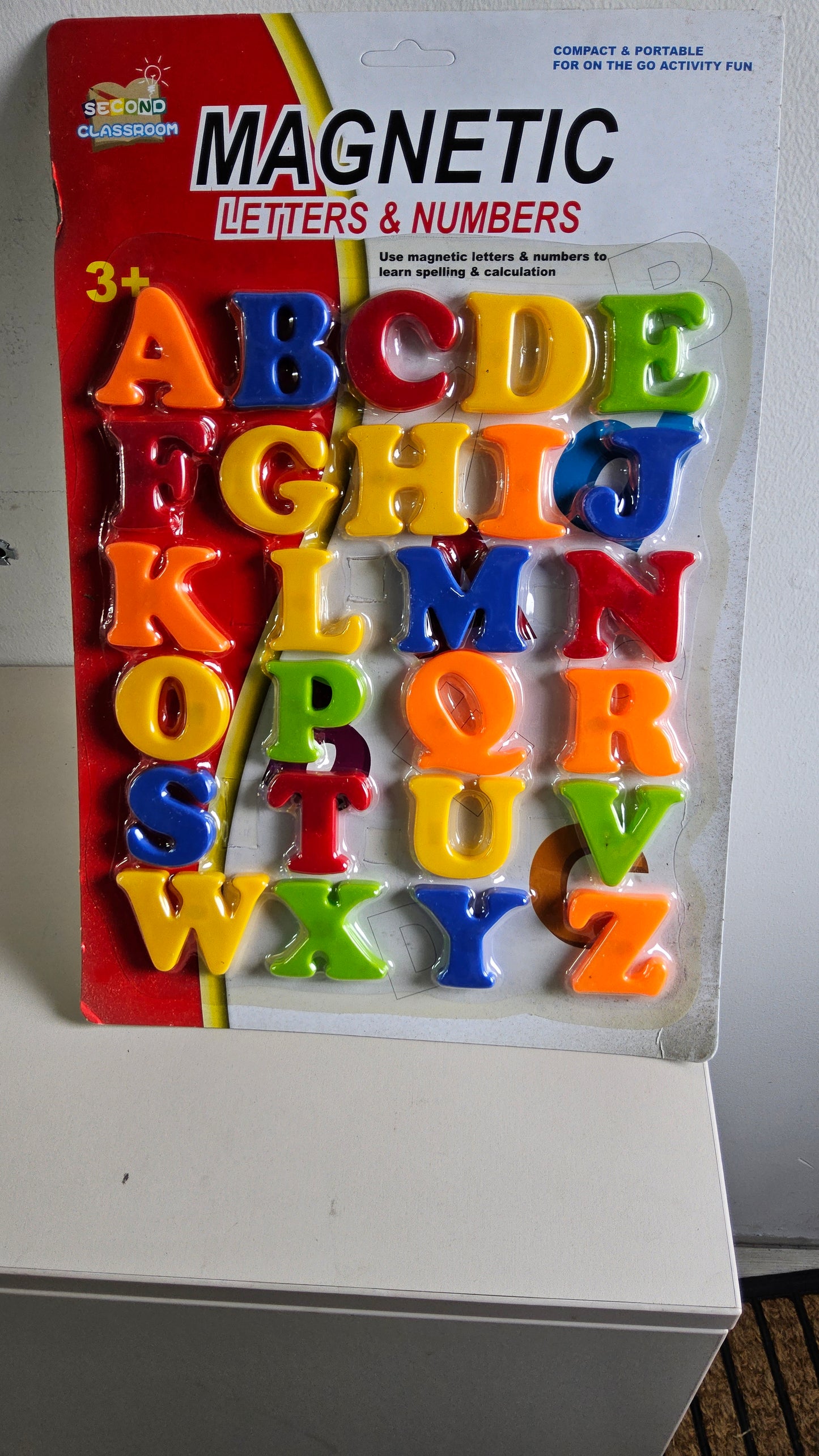 35 PC MAGNETIC LETTERS & NUMBERS