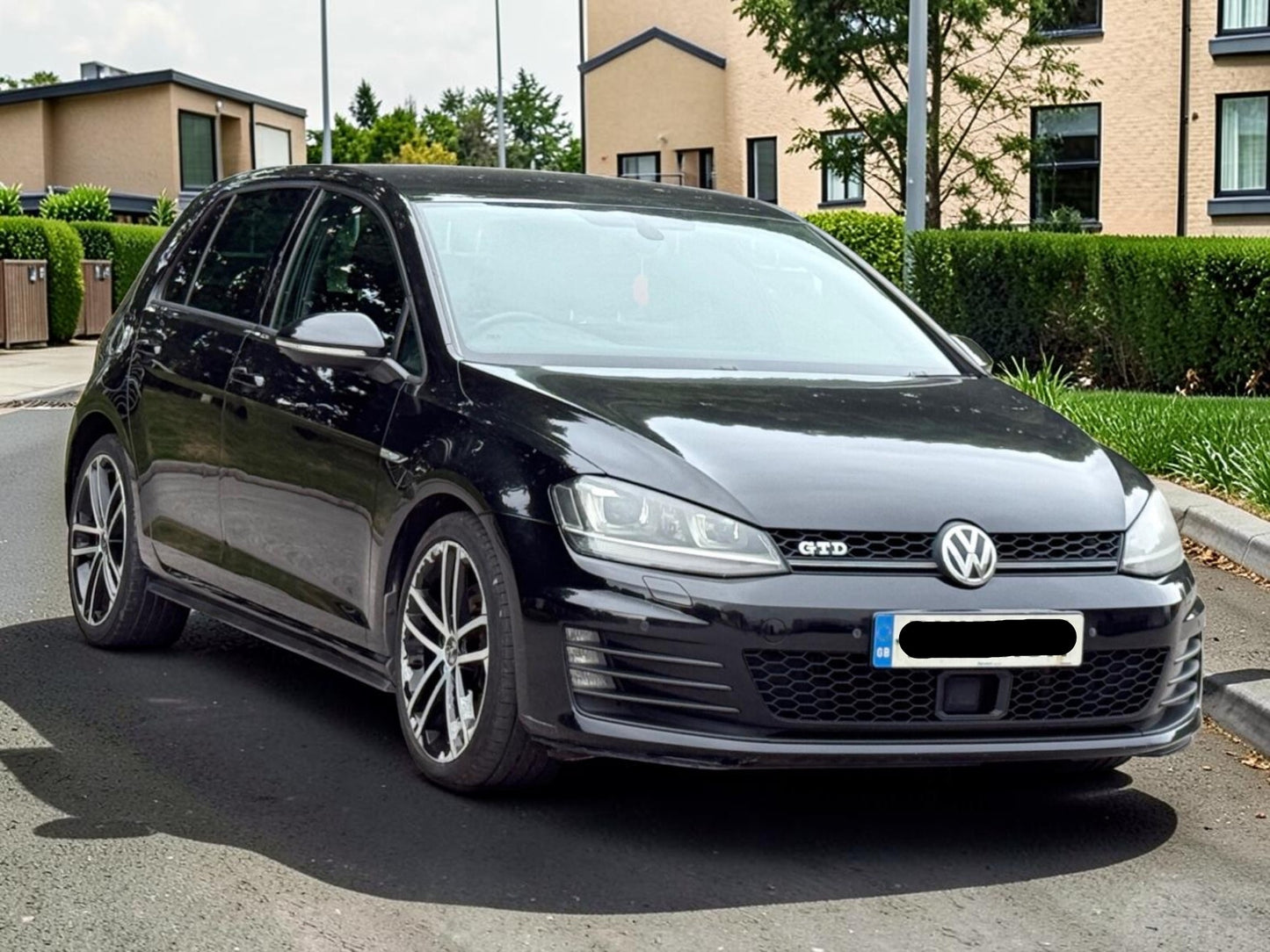 2015 VOLKSWAGEN GOLF GTD S-A 2.0 TDI SEMI-AUTO HATCHBACK IN BLACK >>--NO VAT ON HAMMER--<<