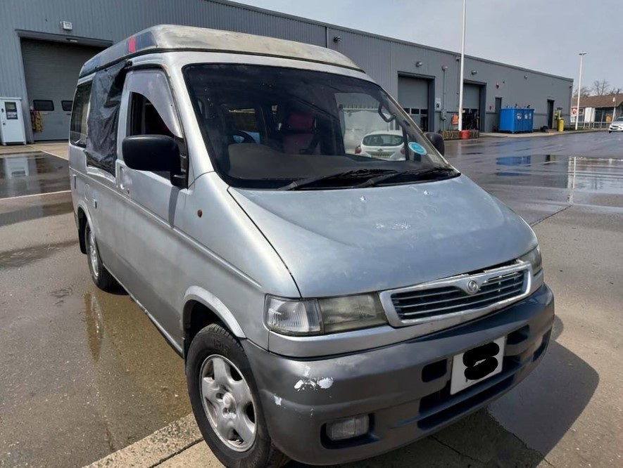 1996 MAZDA BONGO CAMPER SWB LOW ROOF 2.5 DIESEL AUTOMATIC SILVER >>--NO VAT ON HAMMER--<<
