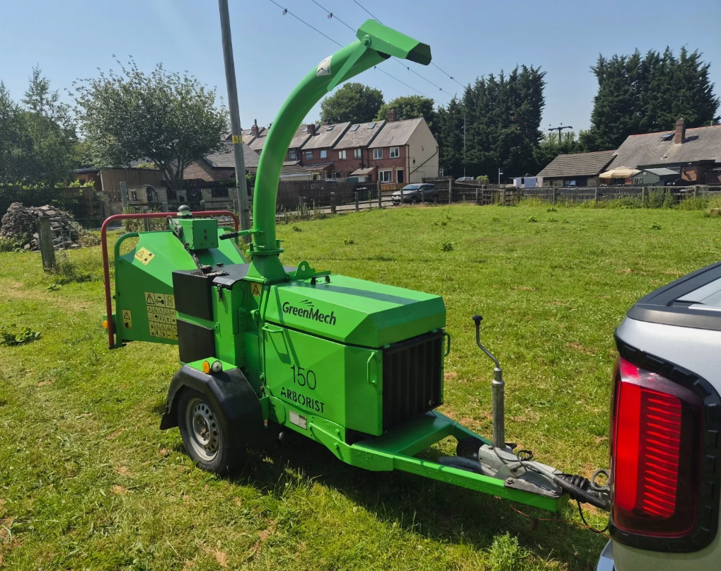 2016 GREENMECH 150 ARBORIST WOOD CHIPPER >>--NO VAT ON HAMMER--<<