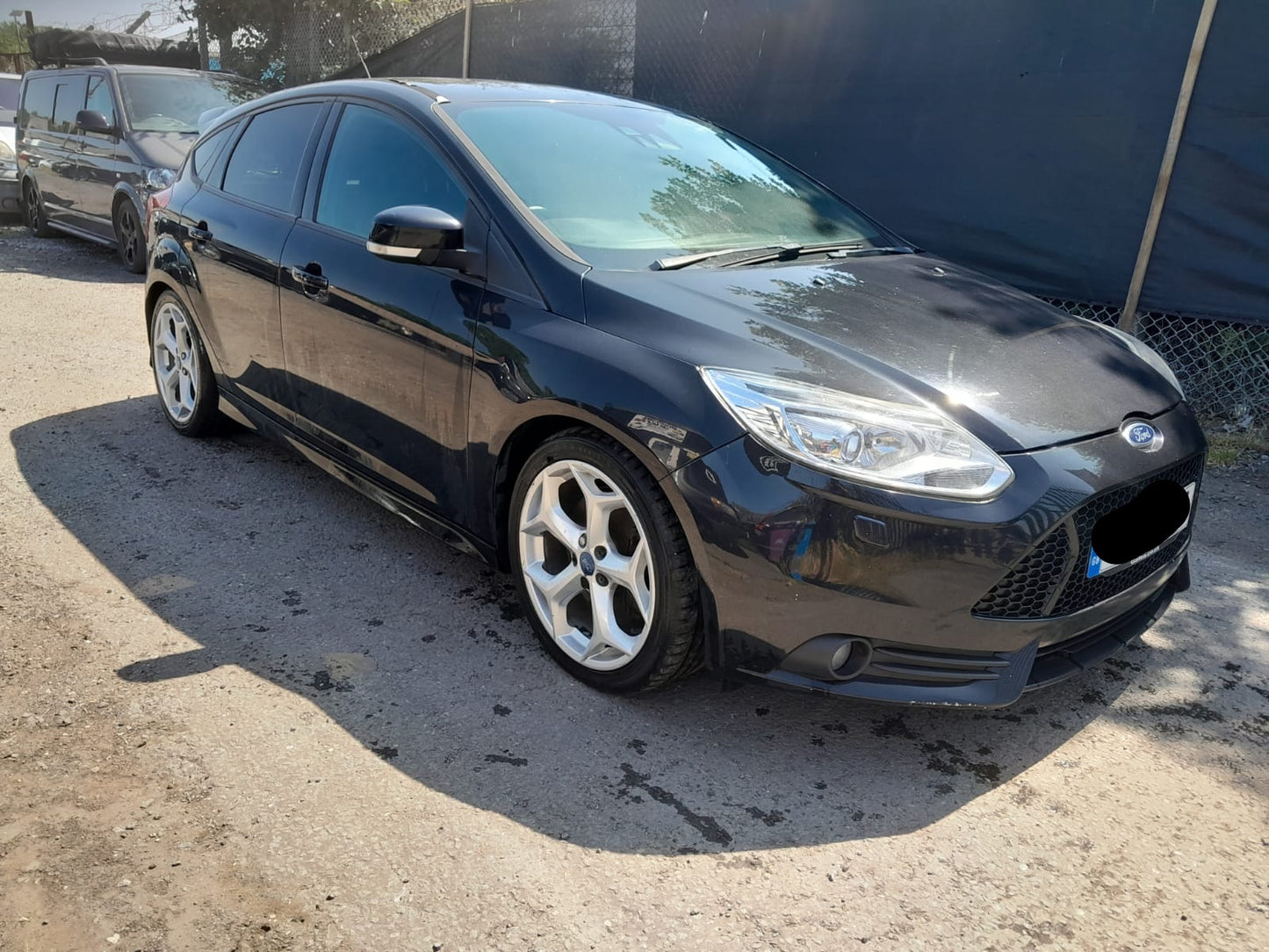 2013 FORD FOCUS ST-3 TURBO 1.9L PETROL MANUAL HATCHBACK IN BLACK >>--NO VAT ON HAMMER--<<
