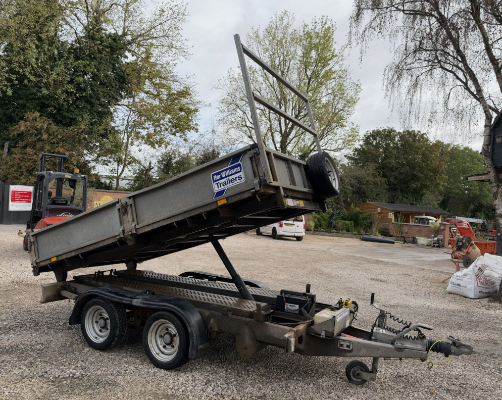 IFOR WILLIAMS TIPPER TRAILER TT105G WITH RAMPS >>--NO VAT ON HAMMER--<<