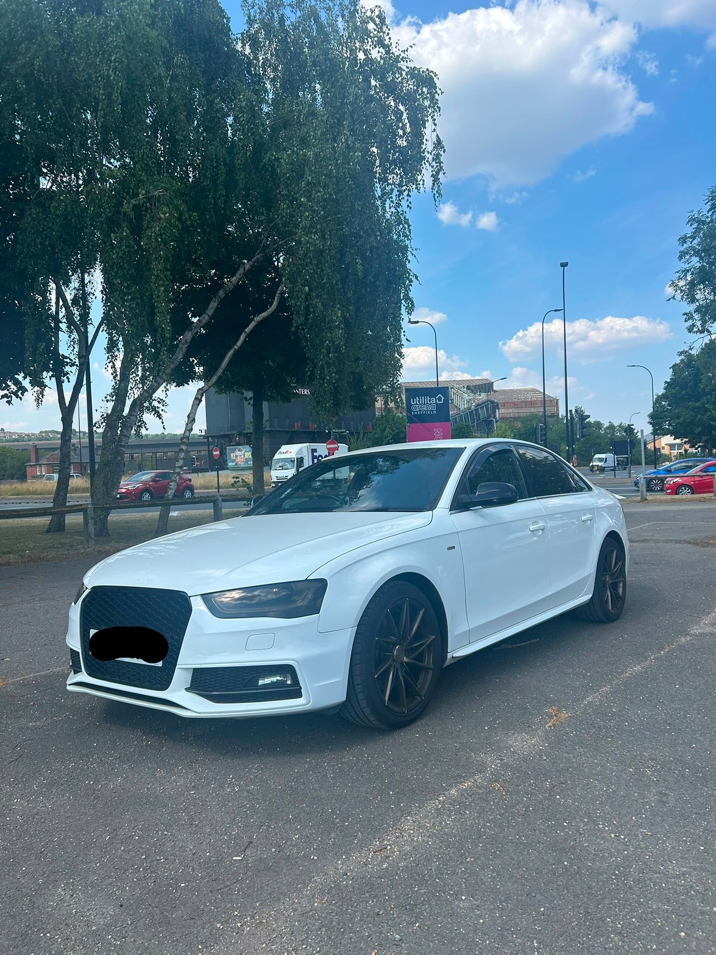 2014 AUDI A4 S LINE TDI QUATTRO A WHITE 2967CC AUTOMATIC SALOON >>--NO VAT ON HAMMER--<<
