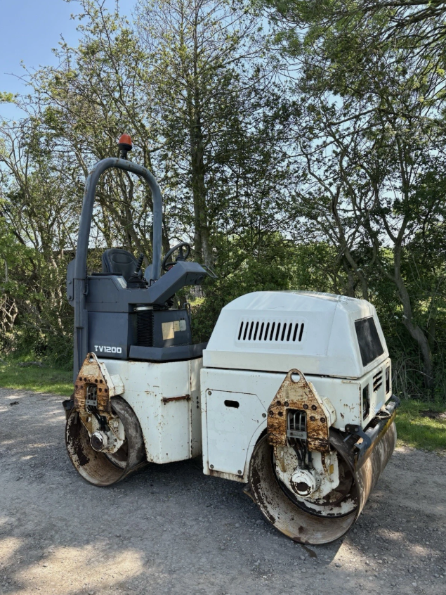 2007 BENFORD TV1200 DOUBLE DRUM VIBRATING ROLLER