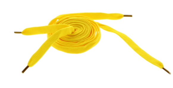 48 X YELLOW THICK SHOE LACES