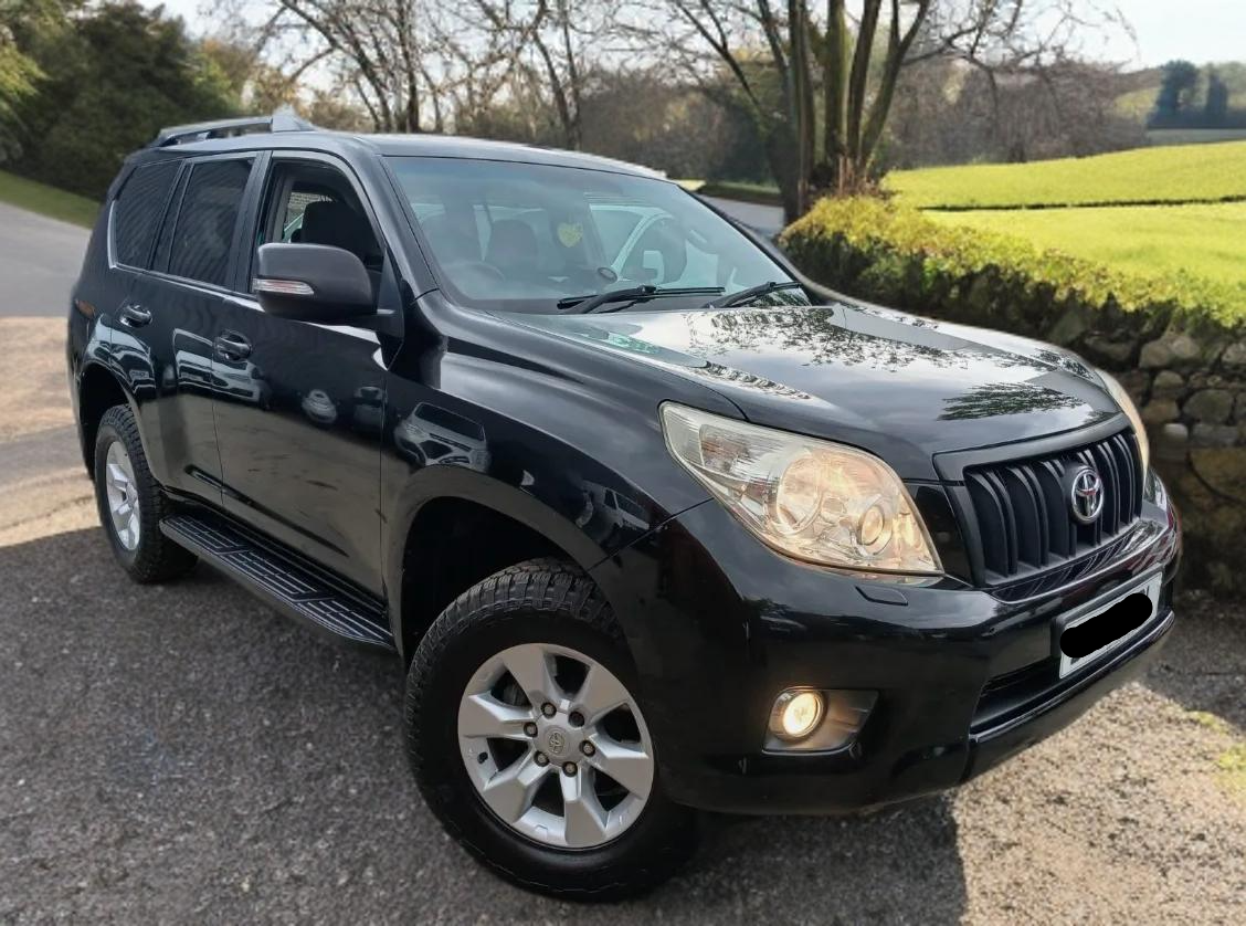 2010 TOYOTA LAND CRUISER LC3 D-4D A 2.9L DIESEL AUTO SUV BLACK >>--NO VAT ON HAMMER--<<