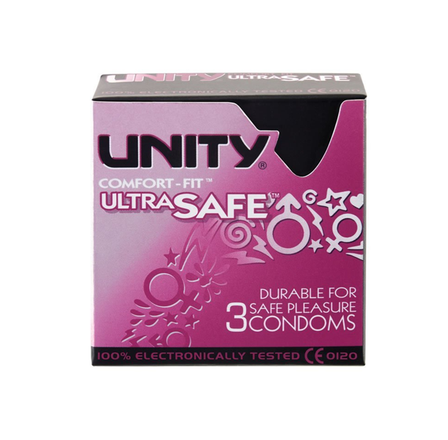 720 X UNITY ULTRA SAFE-3PC CONDOMS-085447