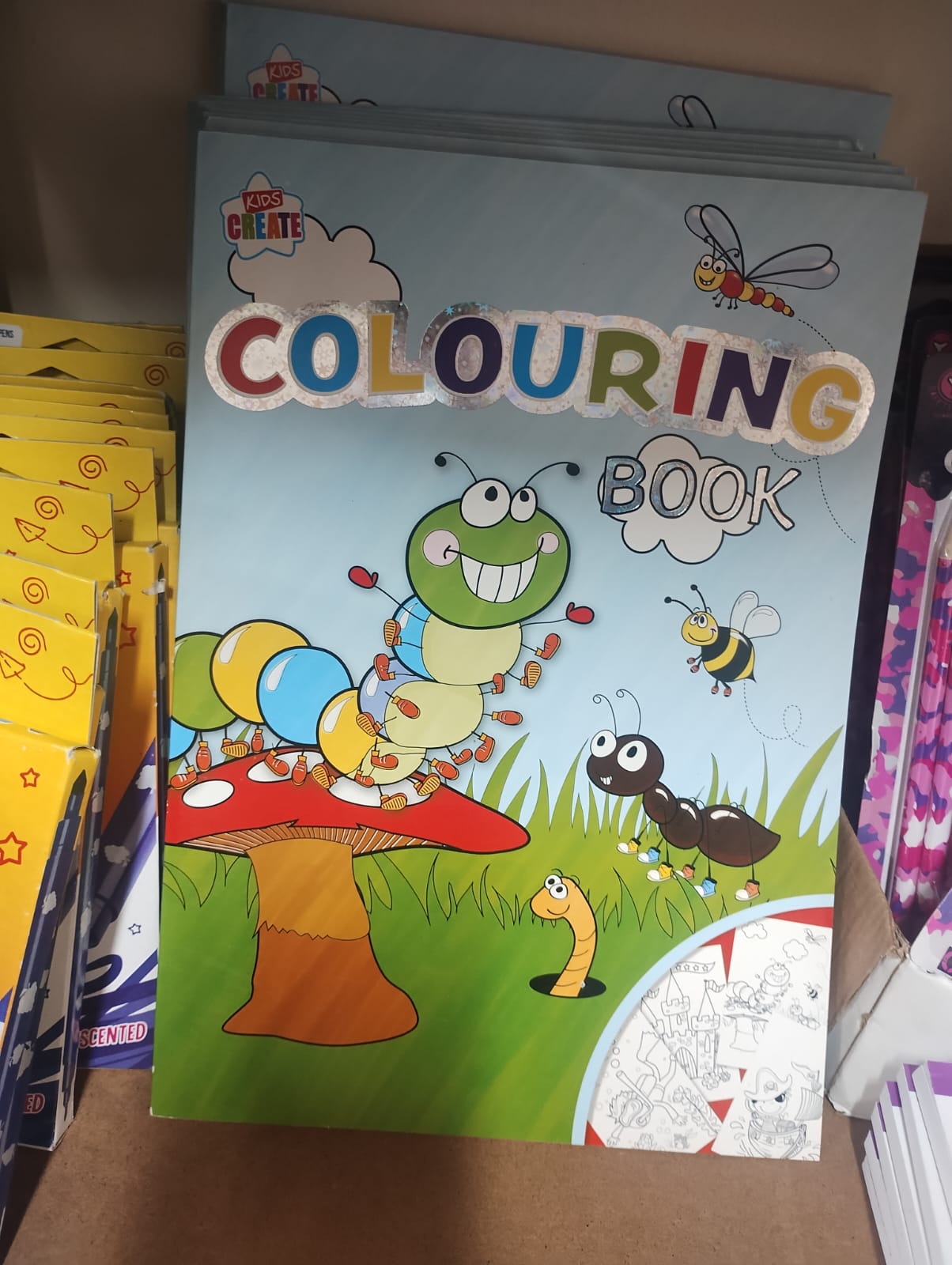 KIDS CREATE- COLORING BOOKS- BRAND NEW - JOBLOT OF 20