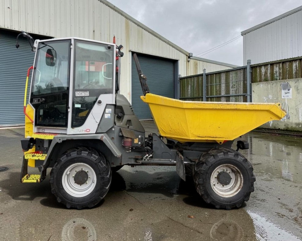 2019 WACKER NEUSON DV60 DUAL VIEW 6T SWIVEL DUMPER 3,520 HOURS